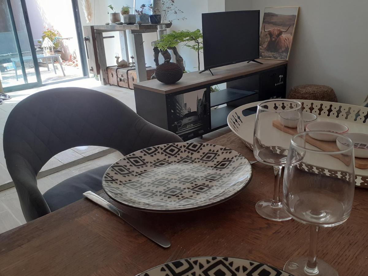 Loft Avec Clim, Parking Et Jardin Proche De La Mer Villa Sauvian Eksteriør billede