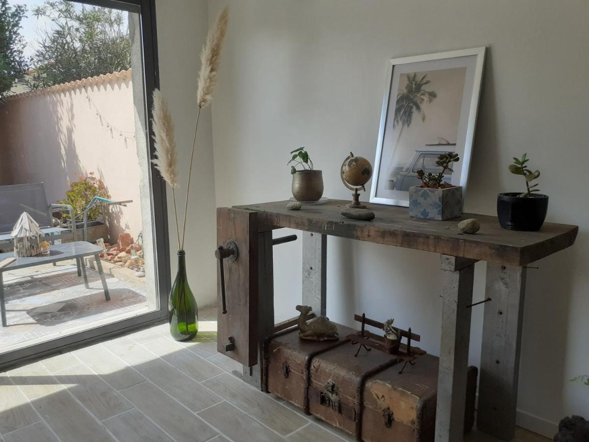 Loft Avec Clim, Parking Et Jardin Proche De La Mer Villa Sauvian Eksteriør billede